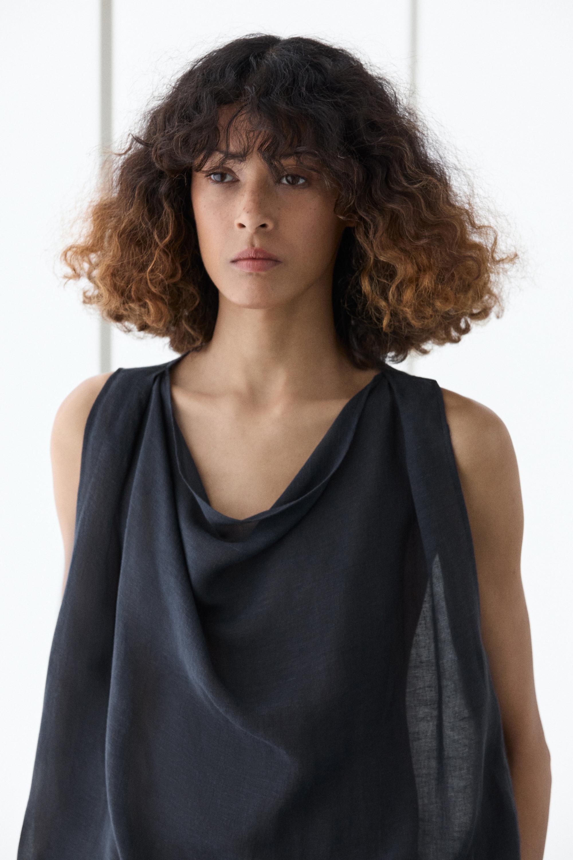 Top asymétrique en lin